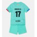Billige Barcelona Marcos Alonso #17 Børnetøj Tredjetrøje til baby 2023-24 Kortærmet (+ korte bukser)